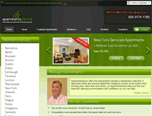 Tablet Screenshot of apartments2book.com